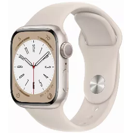 Умные часы Apple Watch Series 8 45 мм, Aluminium Case, starlight Sport Band S/M